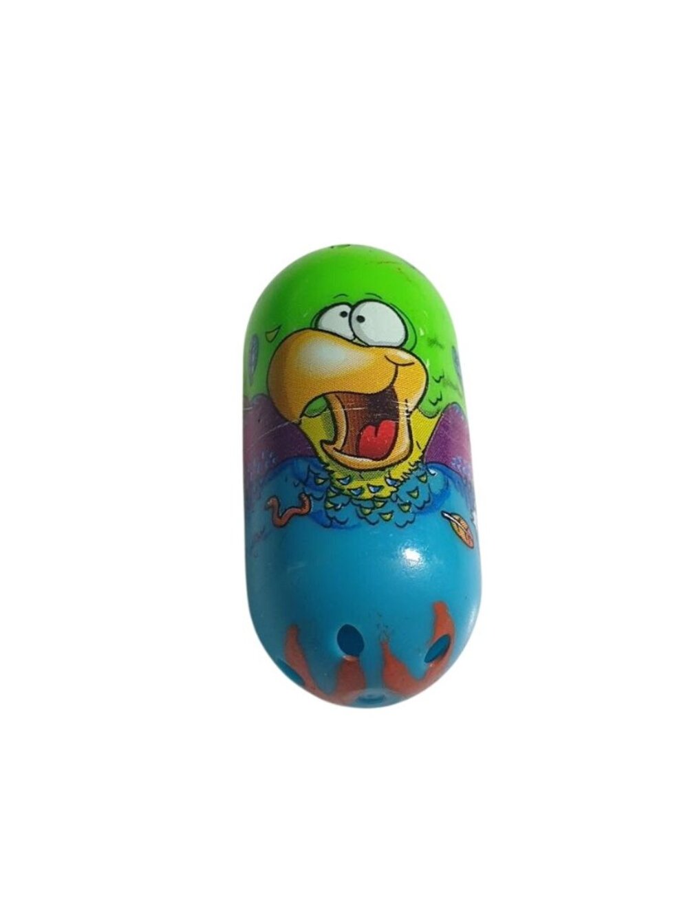 Mighty Beanz 12 Parrot Bean Collectible Toy Capsule 2010 Green Blue Moose Gift